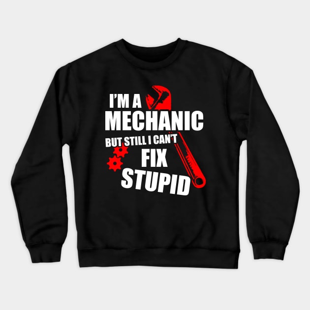 Mechanic Crewneck Sweatshirt by Dojaja